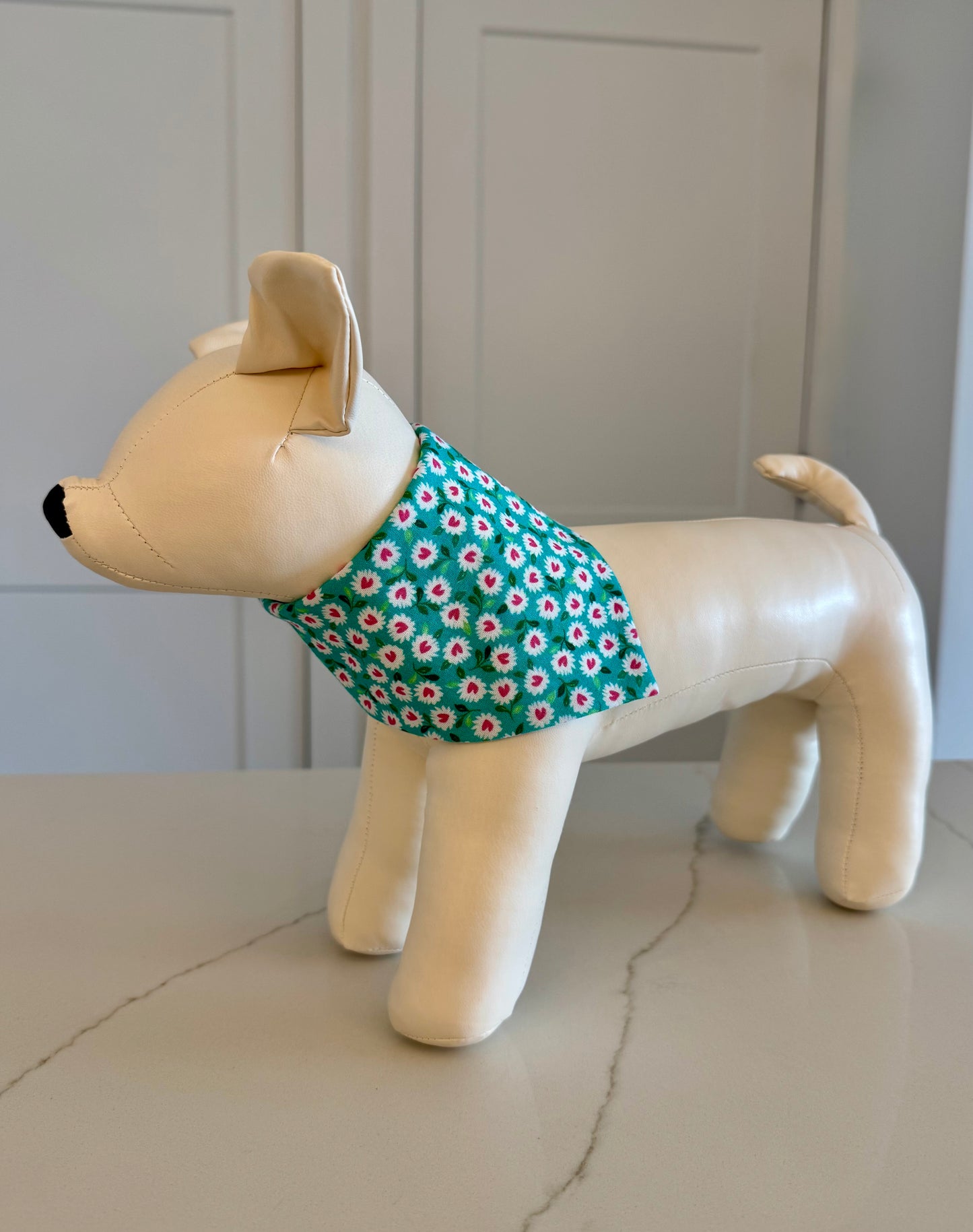 Turquoise 🌸 Dog Bandana