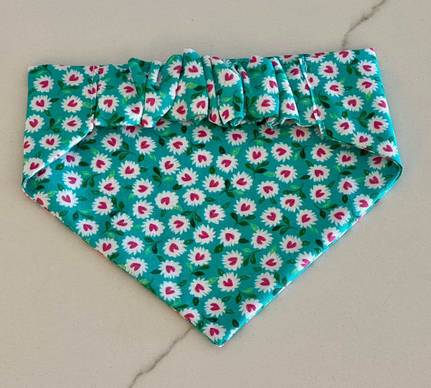 Turquoise 🌸 Dog Bandana