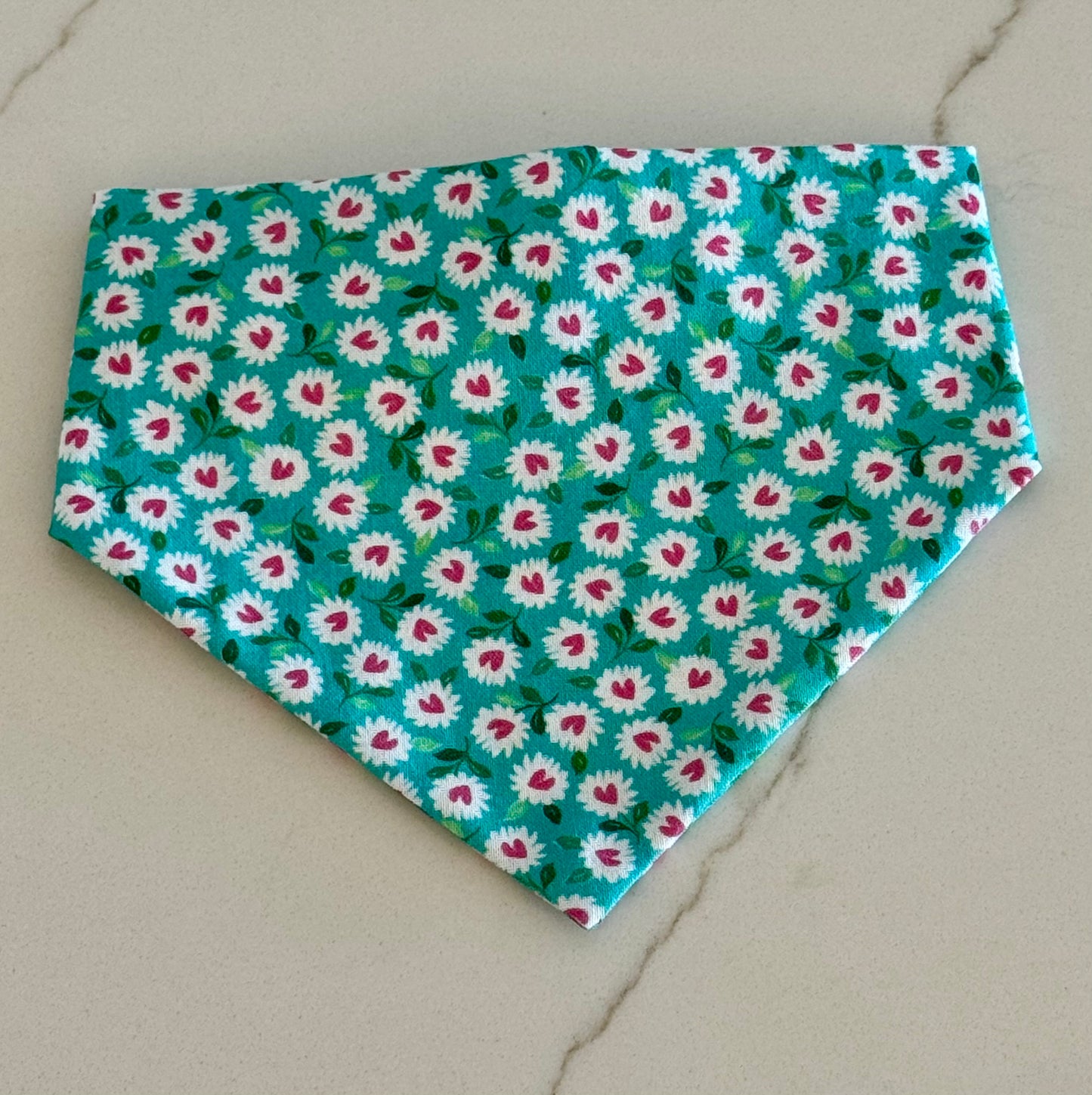Turquoise 🌸 Dog Bandana
