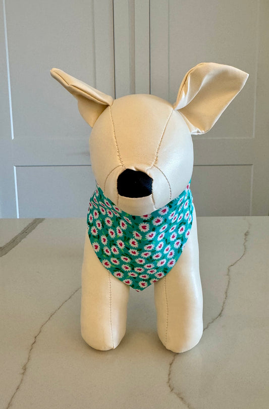 Turquoise 🌸 Dog Bandana